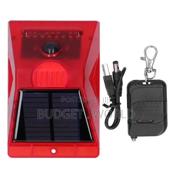 Remote Control - Solar Powered Motion Sensor Alarm