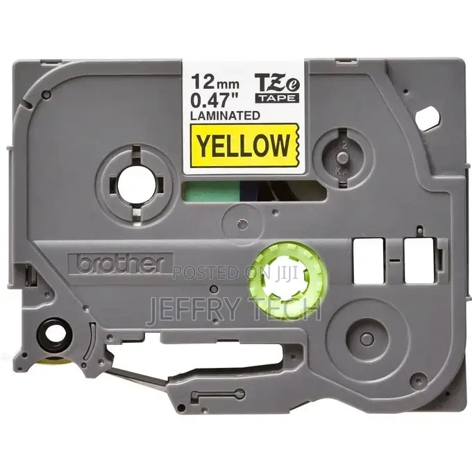 Brother Genuine Tze-631 Labelling Tape – Black on Yellow, 12
