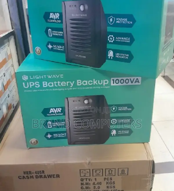 UPS Lightwave 1kva UPS Model Lw Ups1000 600watts