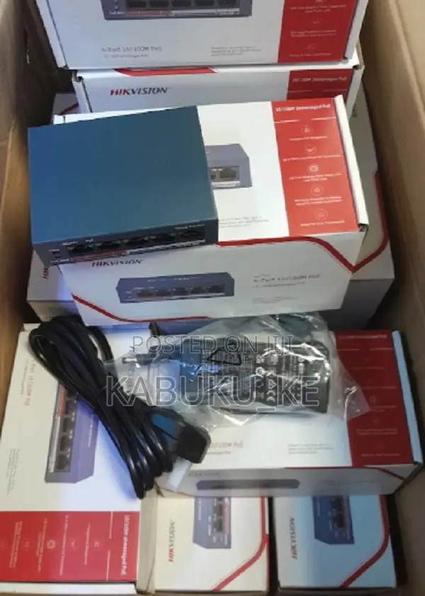 Hikvision DS-3E0105P-EM(B) 4port Poe Switch