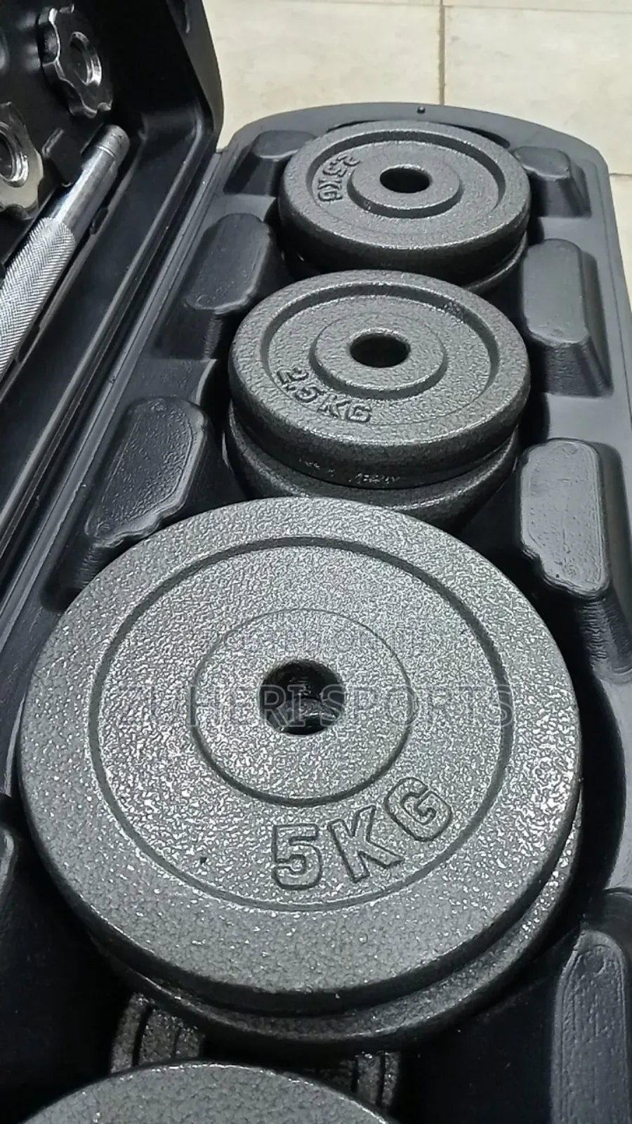 50kg Cast Iron Set Adjustable Weights With Dumbbell