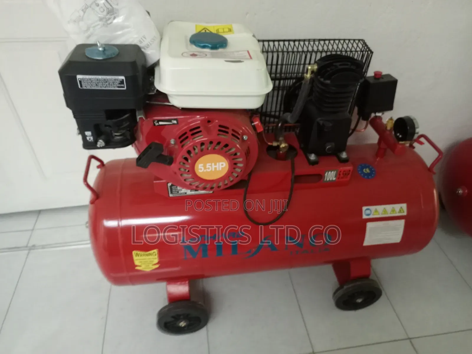 Lenhard Germany 100L Petrol Air Compressor Double Piston