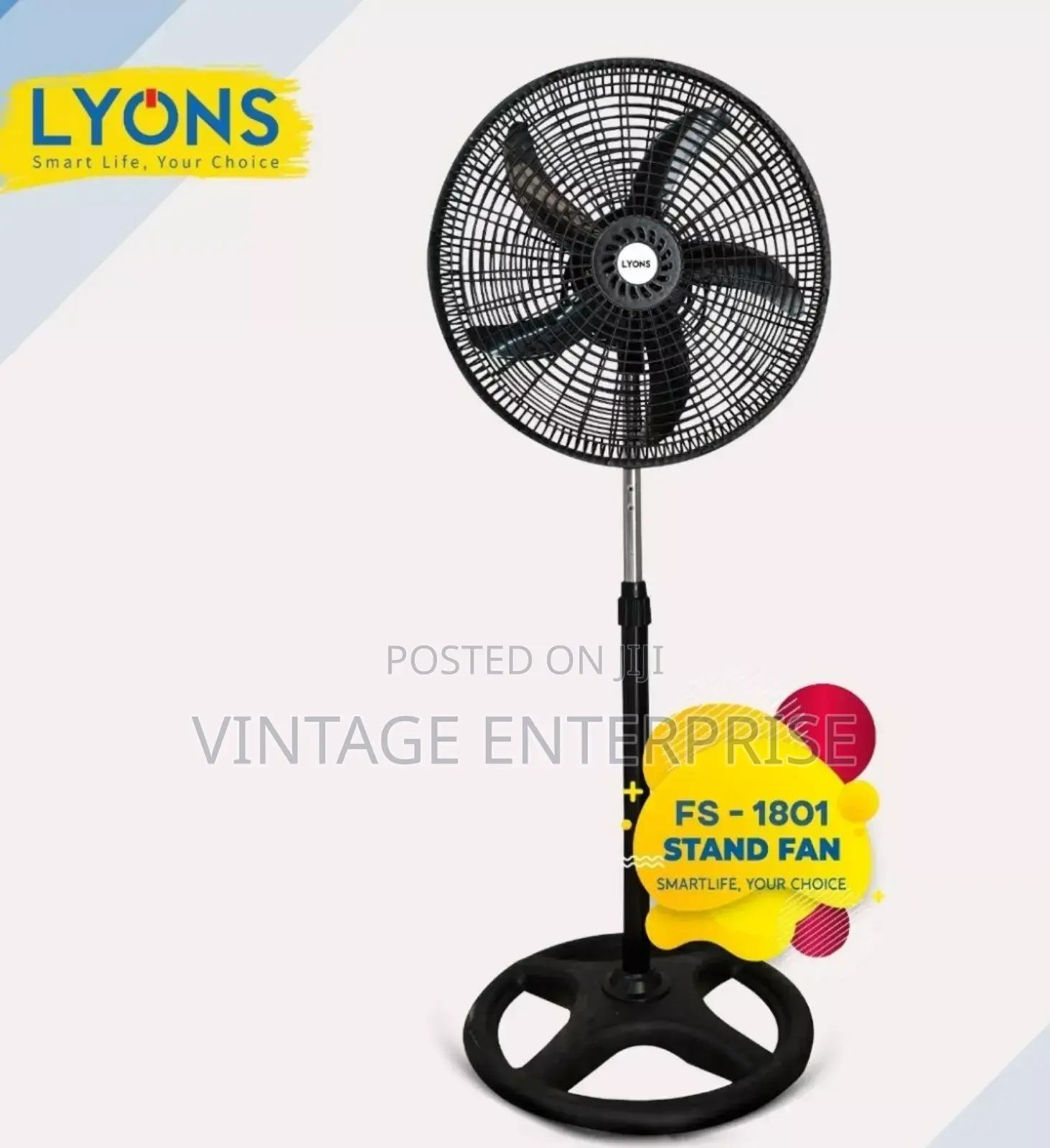 Standing Fan , 18" Standing Ailyons Fan 