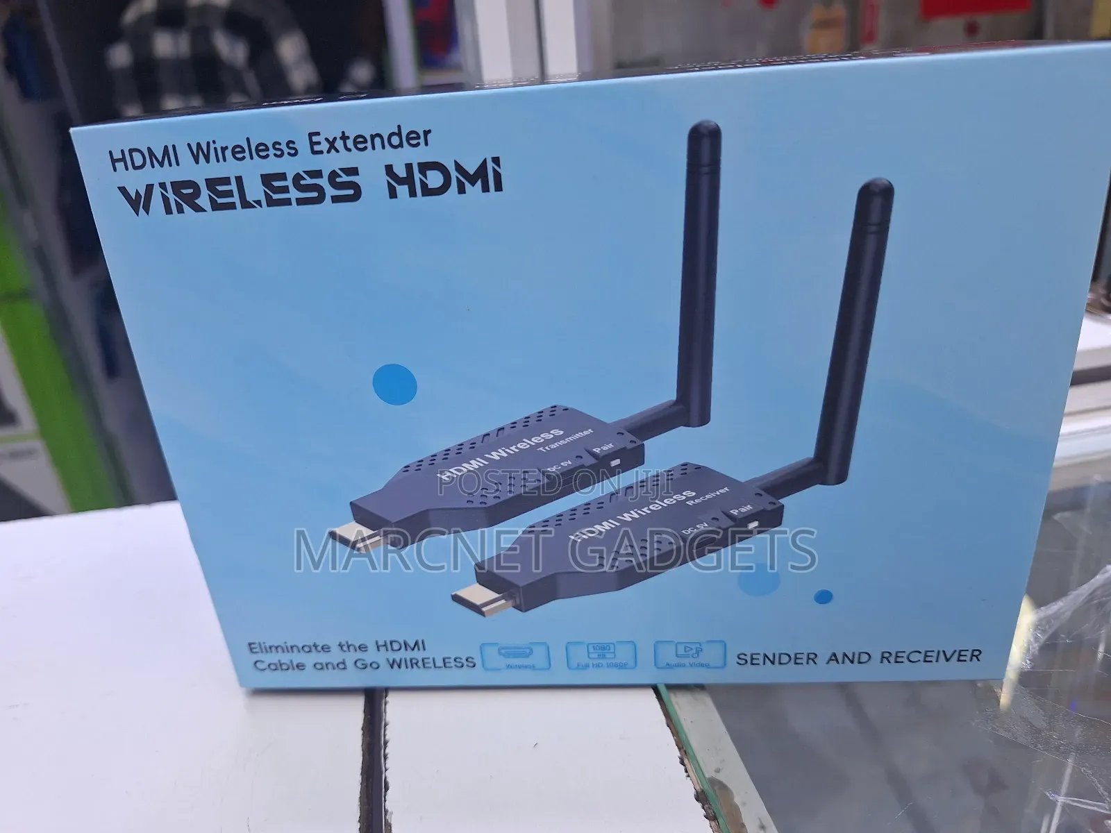 50m Full Hd Hdmi Wireless Extender Using 2.4g and 5g Band