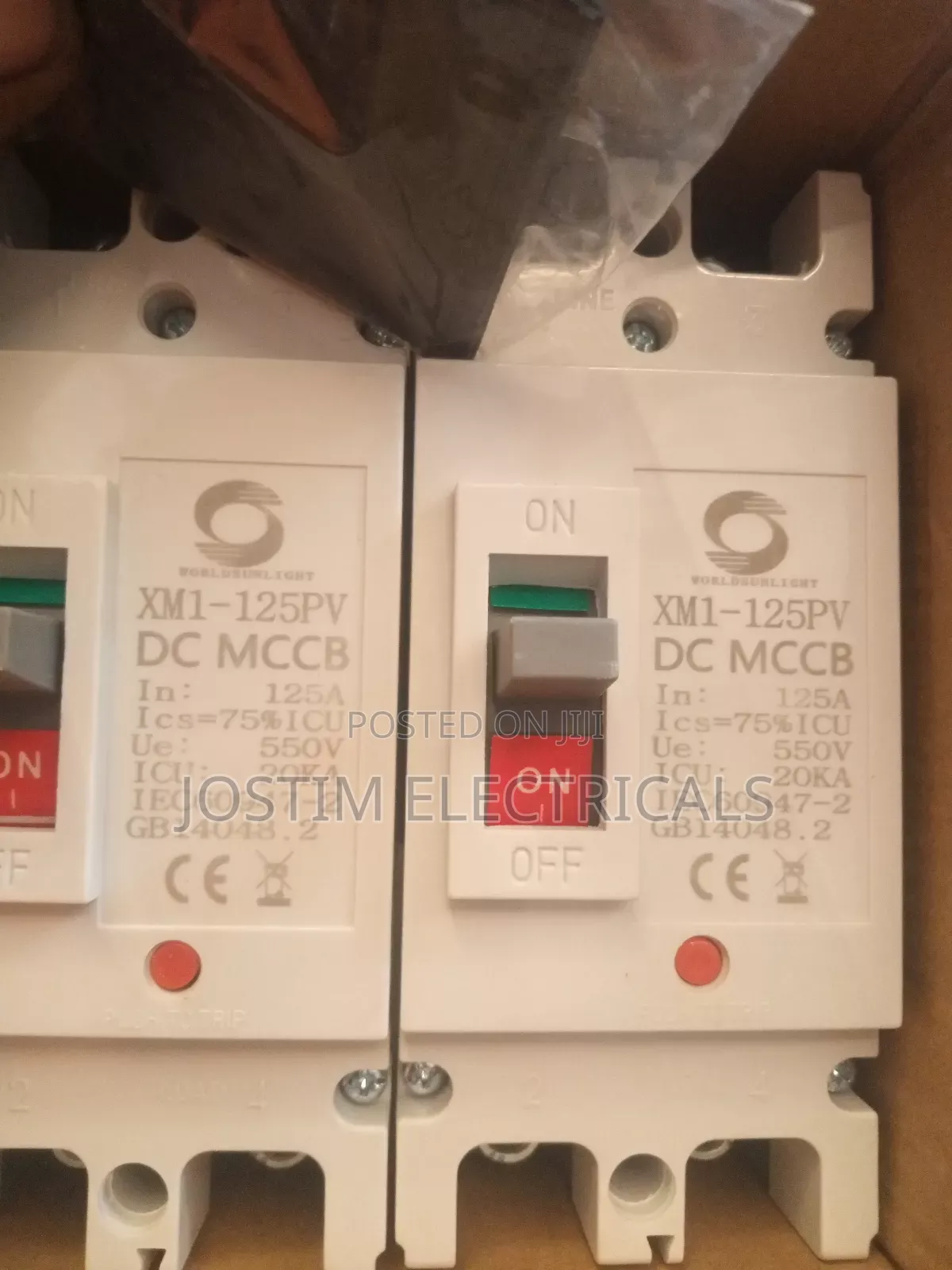 DC McCb 2pole 125A