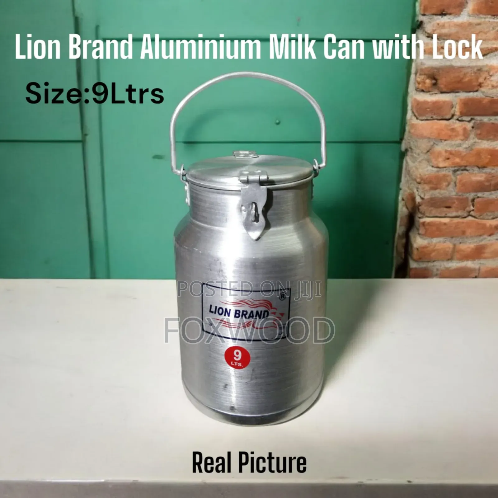 Aluminum Milk Can With Lock 9ltrs.