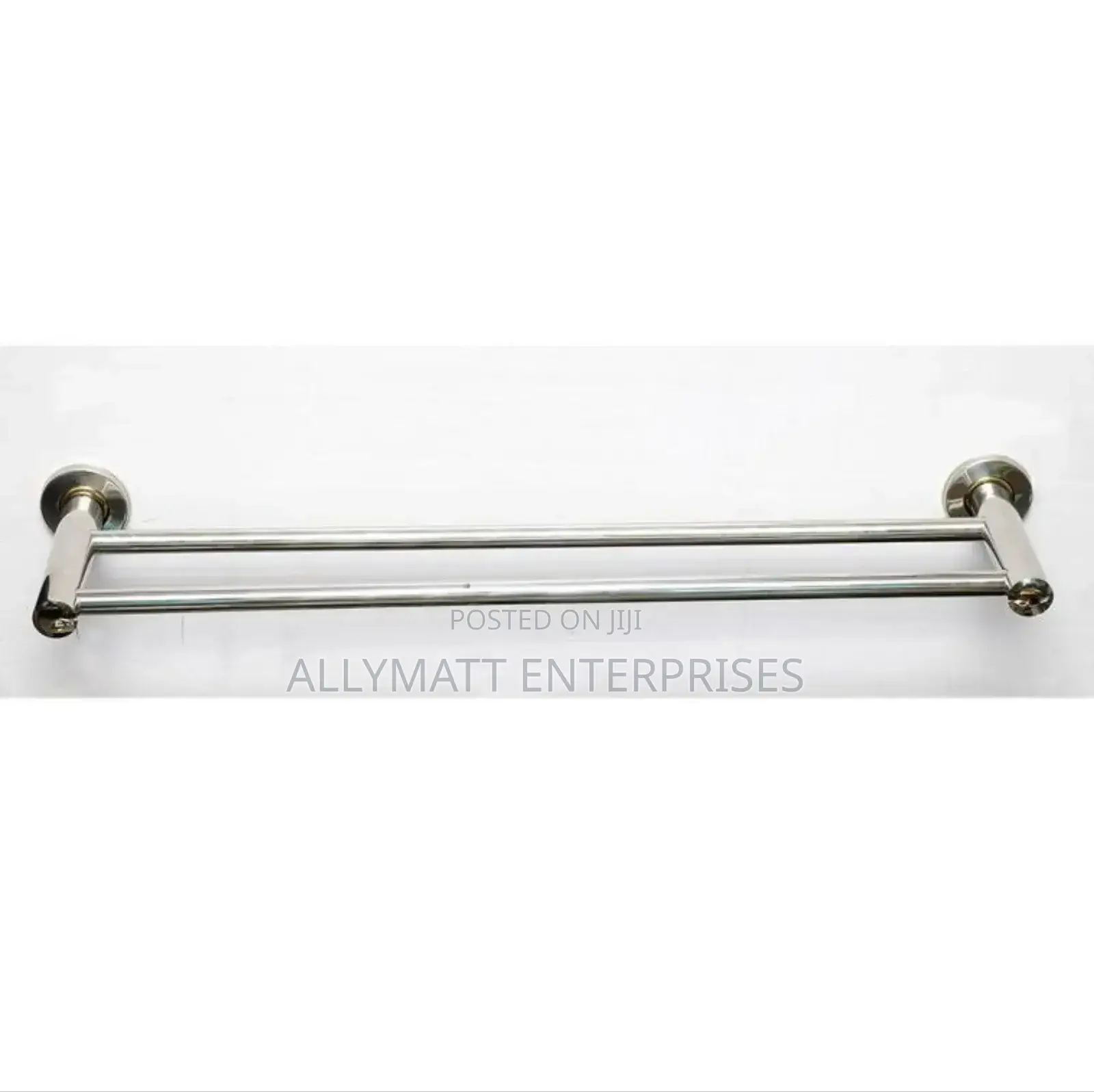 Silver Double Towel Rail