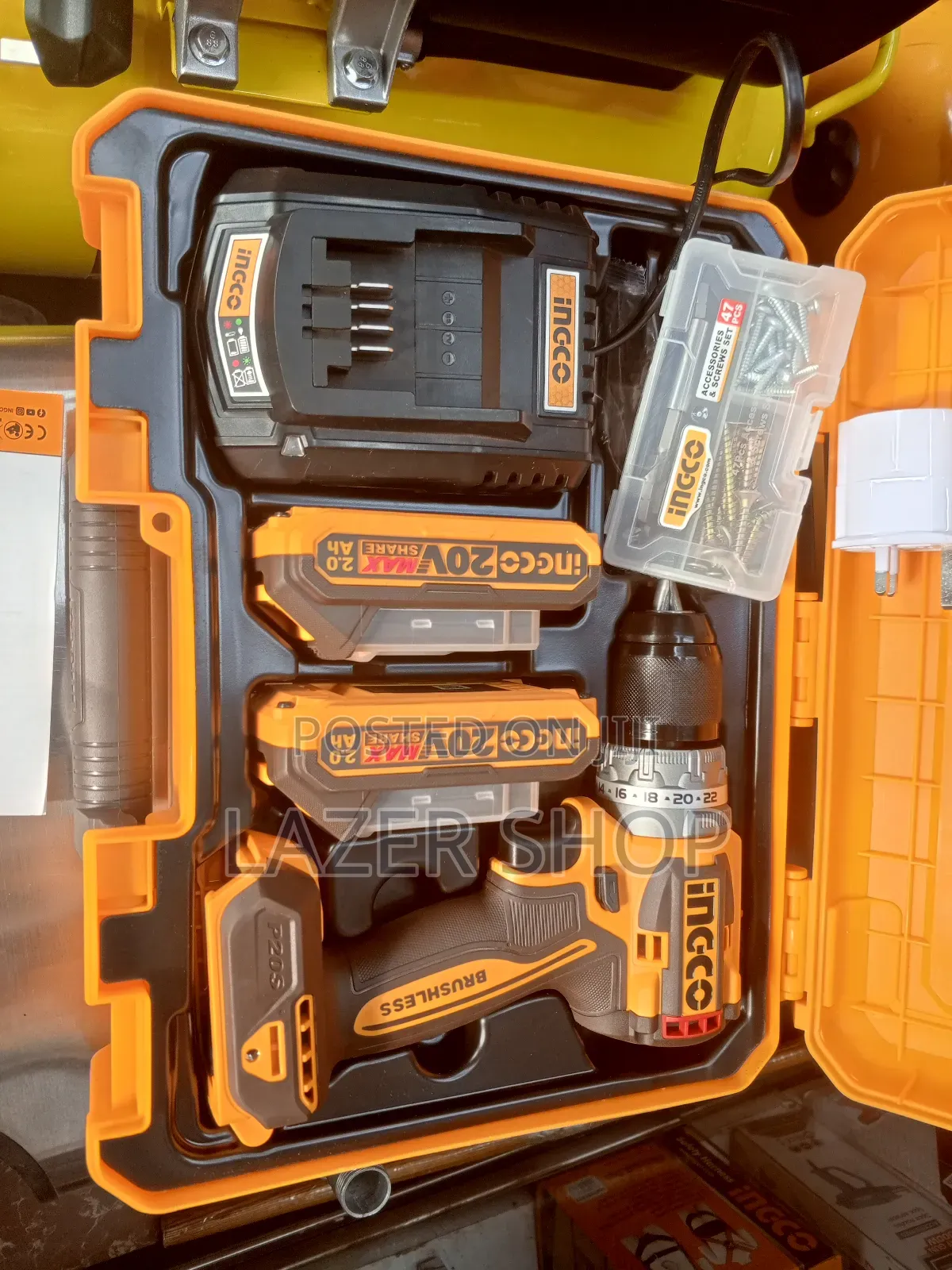 INGCO Brushless Cordless Impact Drill
