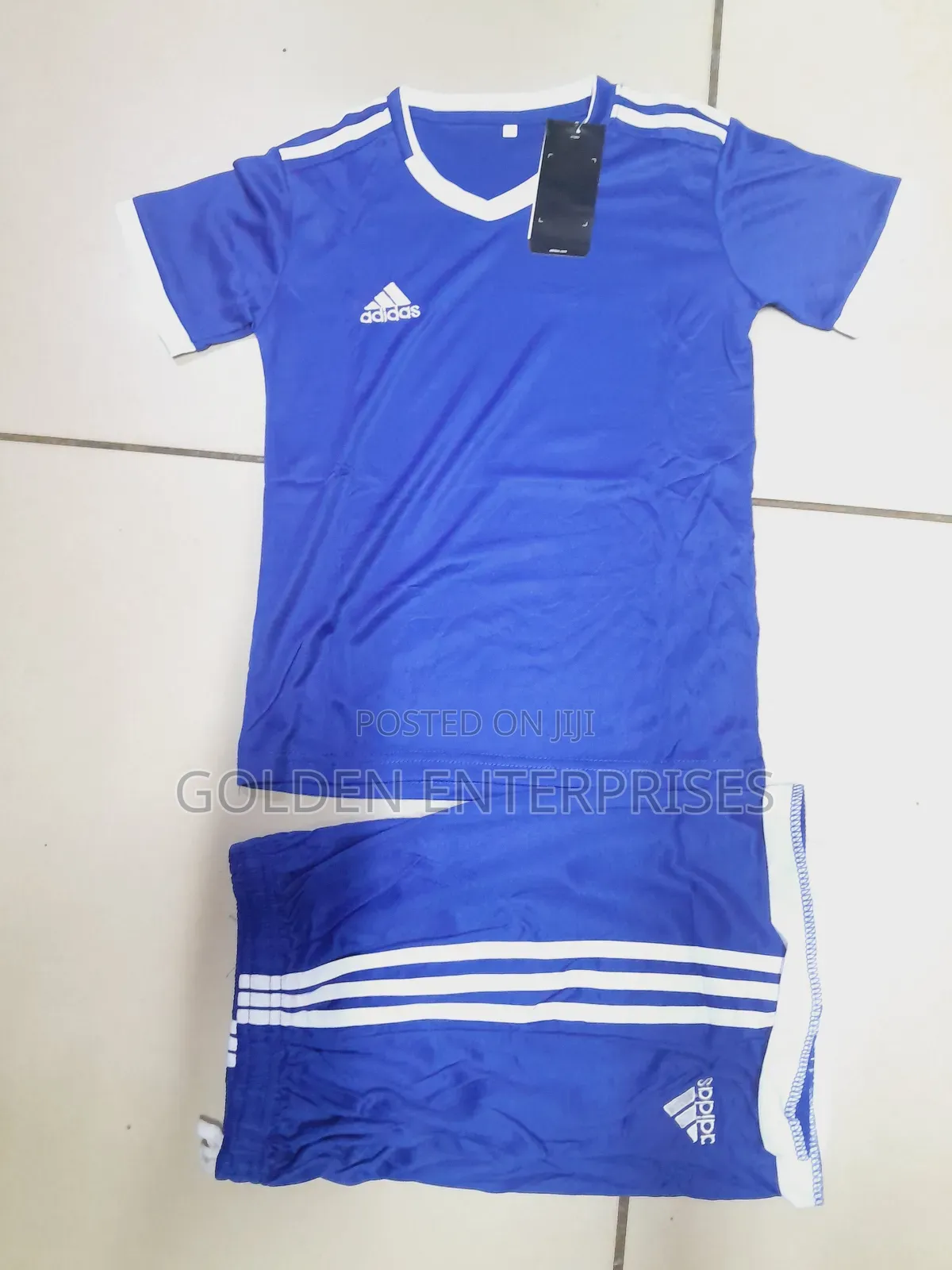 Blue Kid's School Jersey