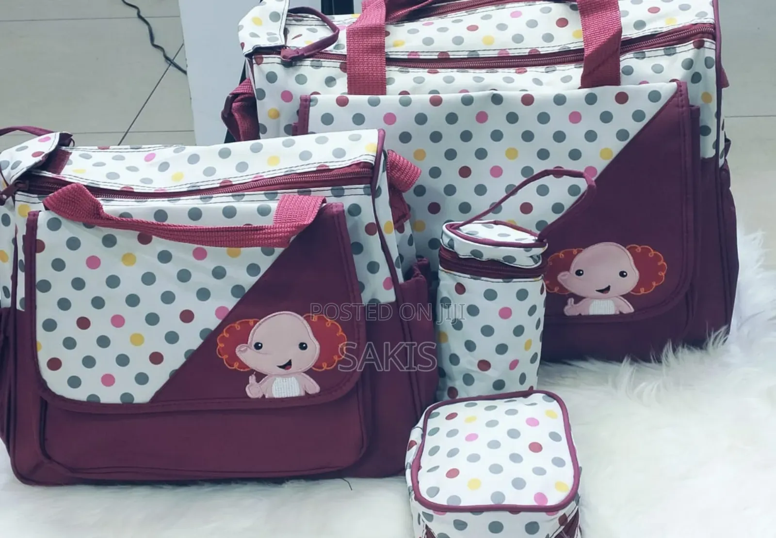 5 Pc New Born Diaper/Maternity Bags. Free Delivery