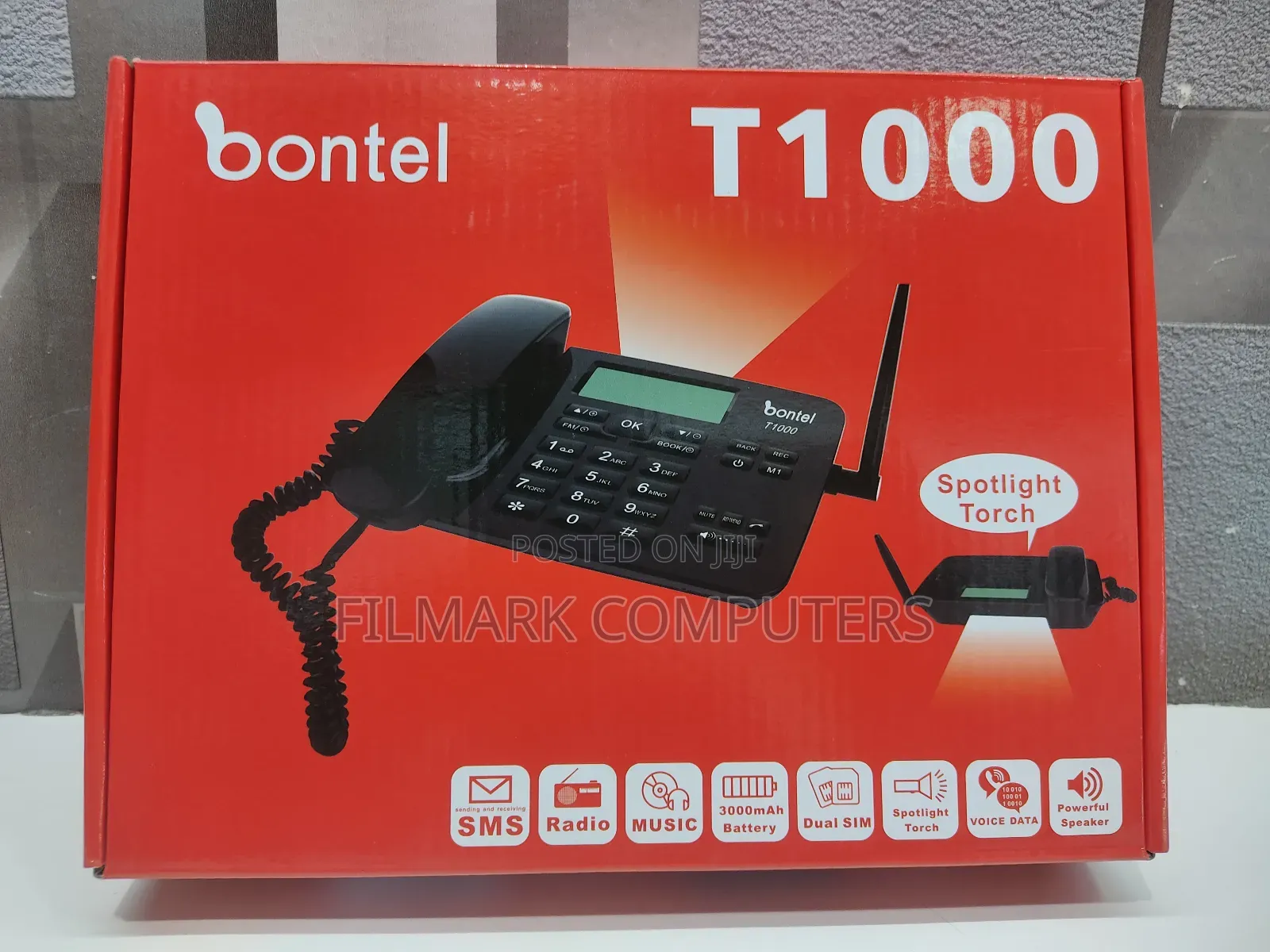 BONTEL T1000//Wireless Desktop Telephone//SMS Feature Phone