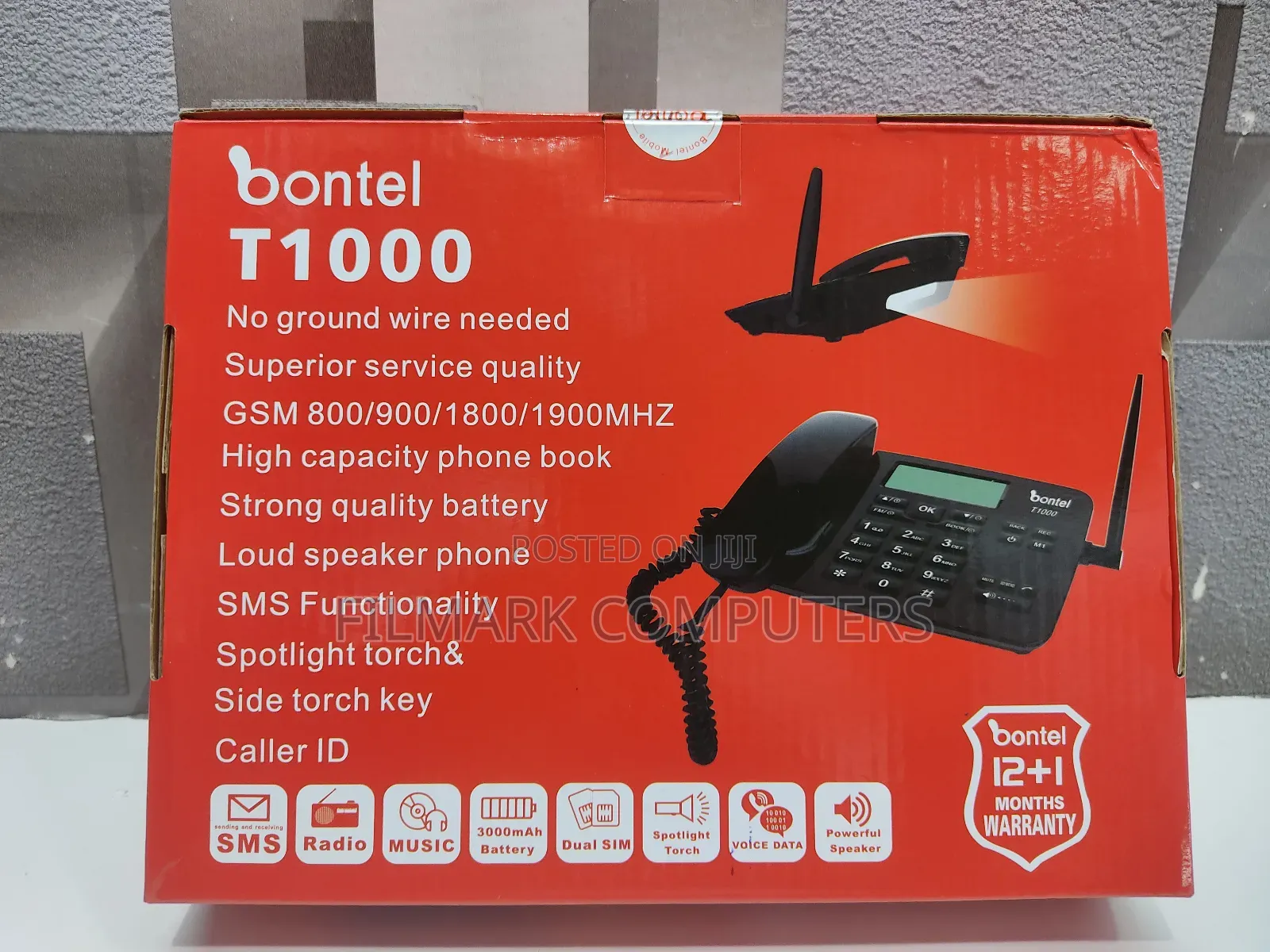 BONTEL T1000//Wireless Desktop Telephone//SMS Feature Phone
