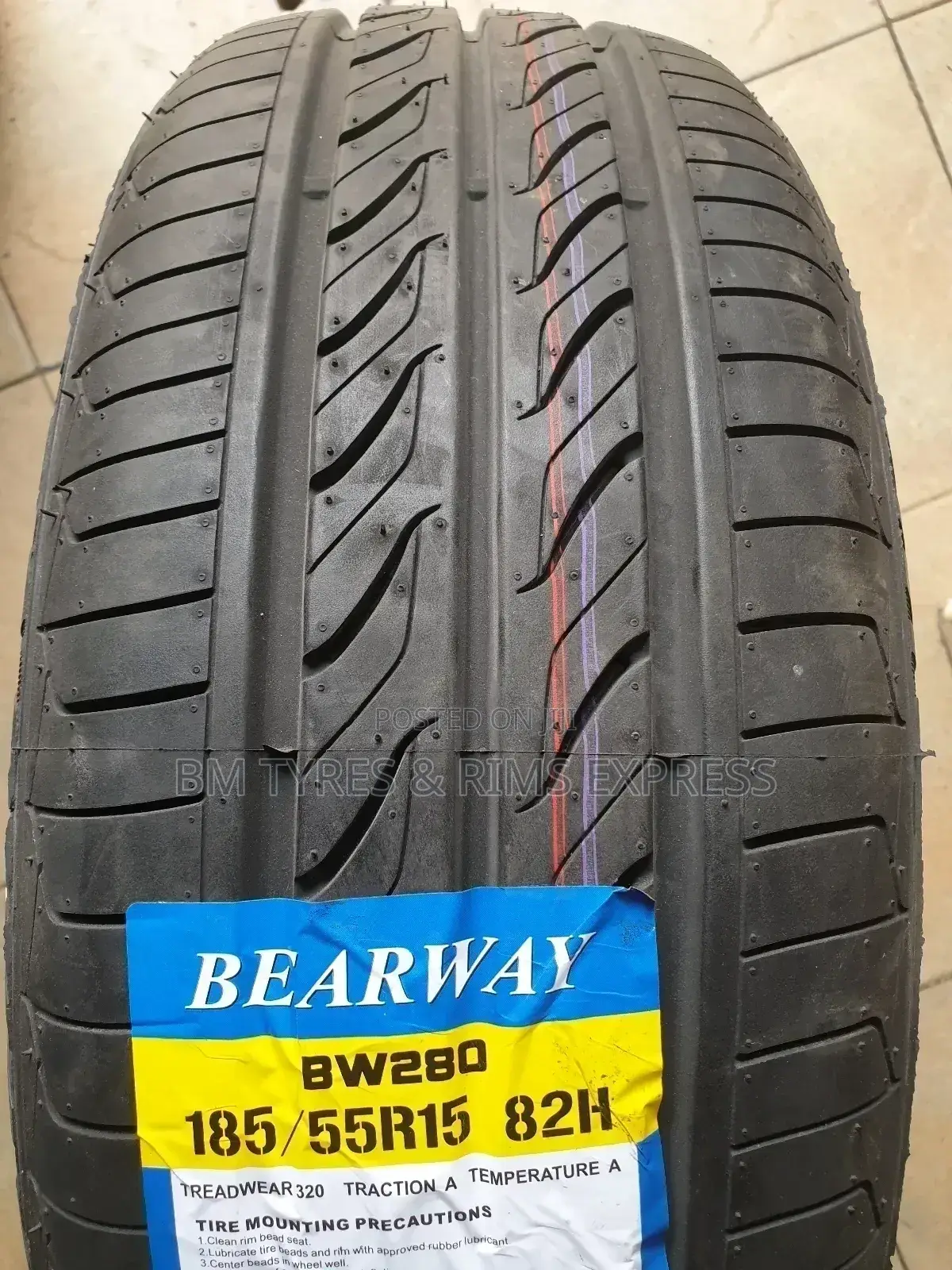 185 /55 R15 Bearway Tyres.