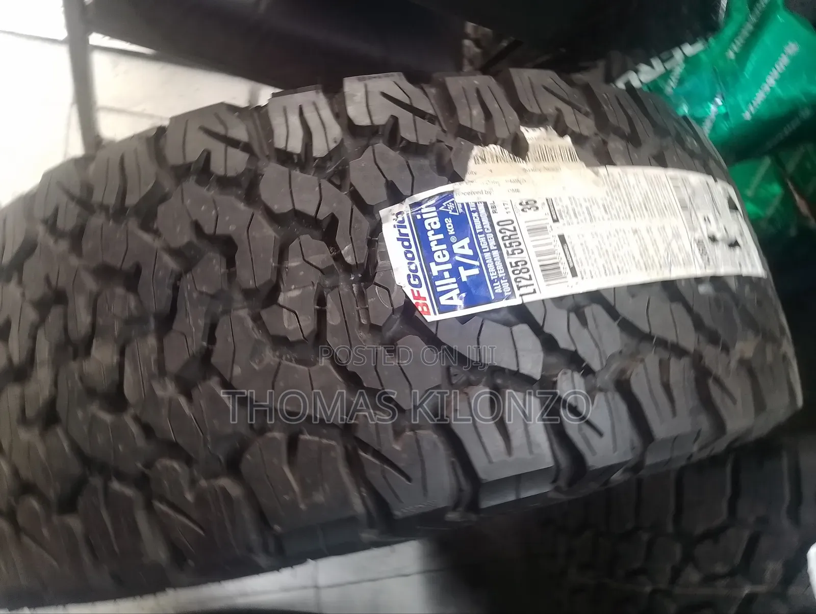 285/55r20 Bfgoodrich Tyres Made in USA