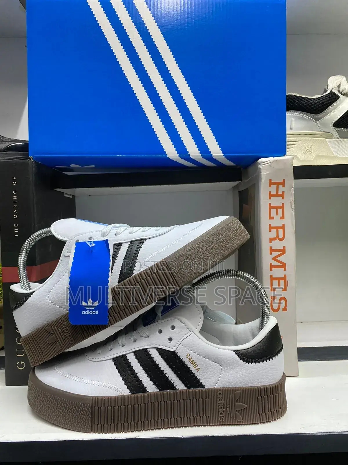 Adidas Samba White Black Double Sole