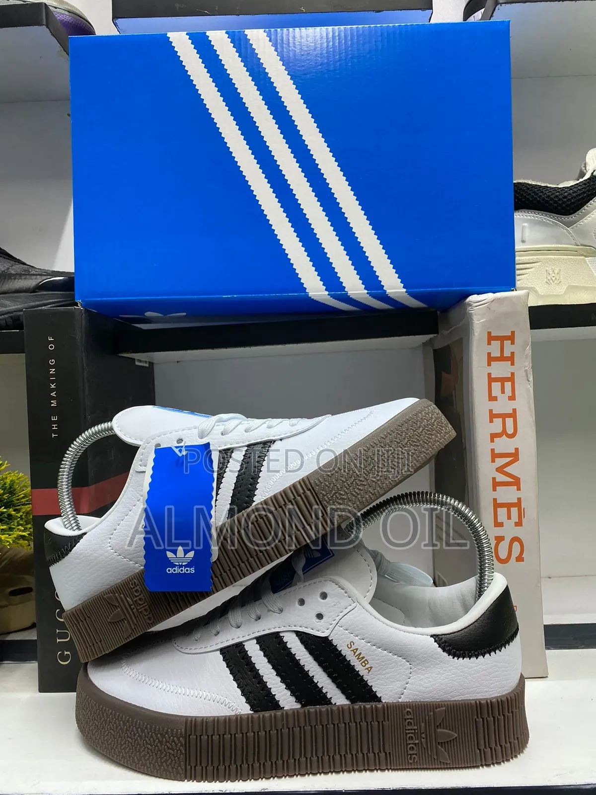 Adidas Samba White Black Double Sole