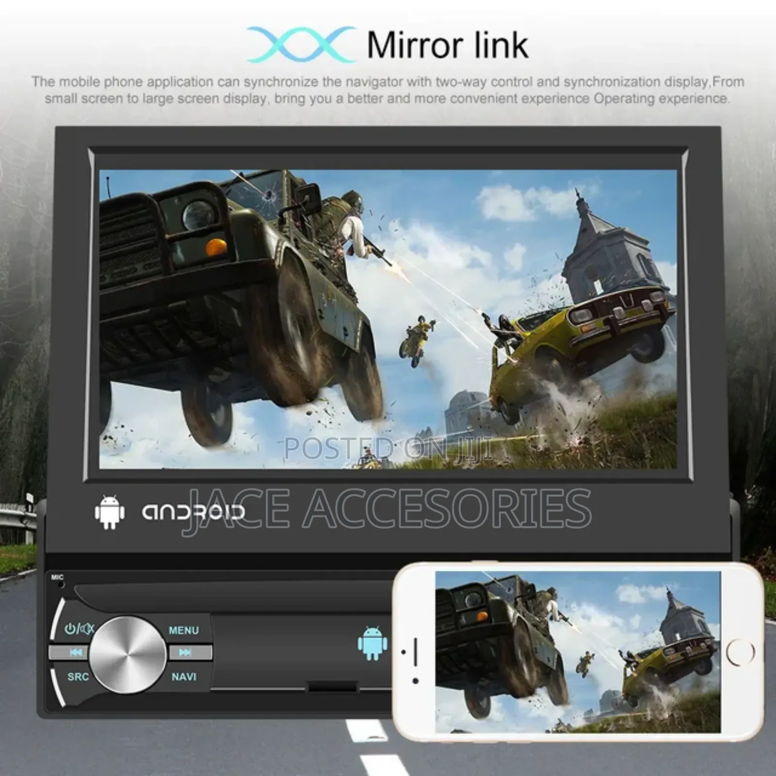 New Retractable Android Radio