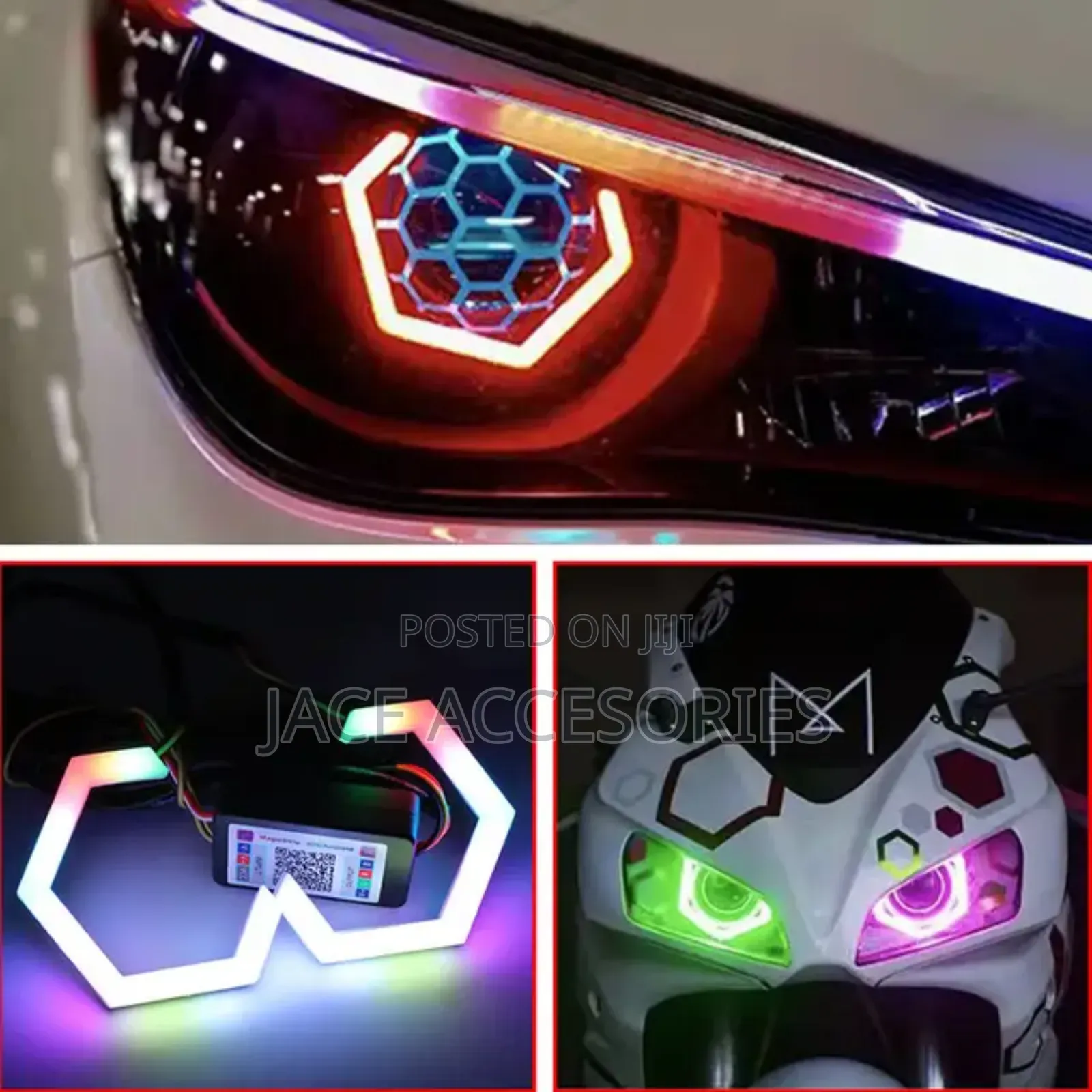Color Chasing Hexagon Angel/Demon Eye