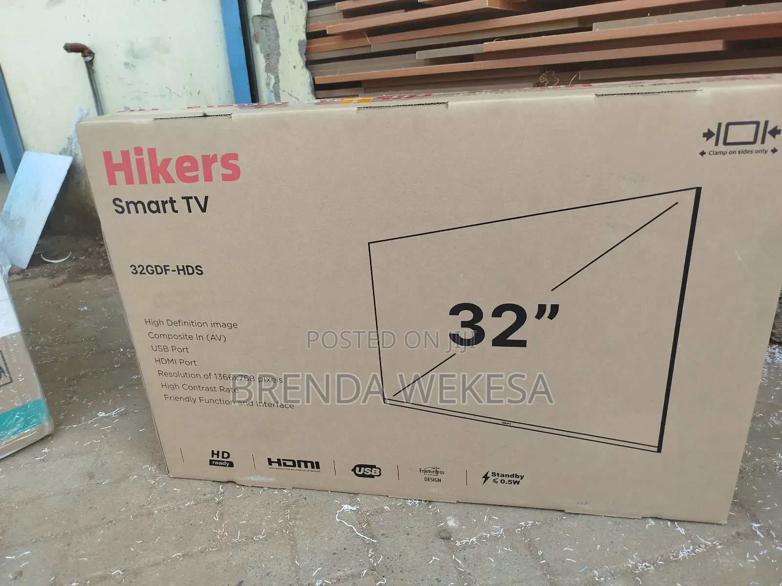 Hikers 32” Inch Frameless Android Smart HD LED TV – B