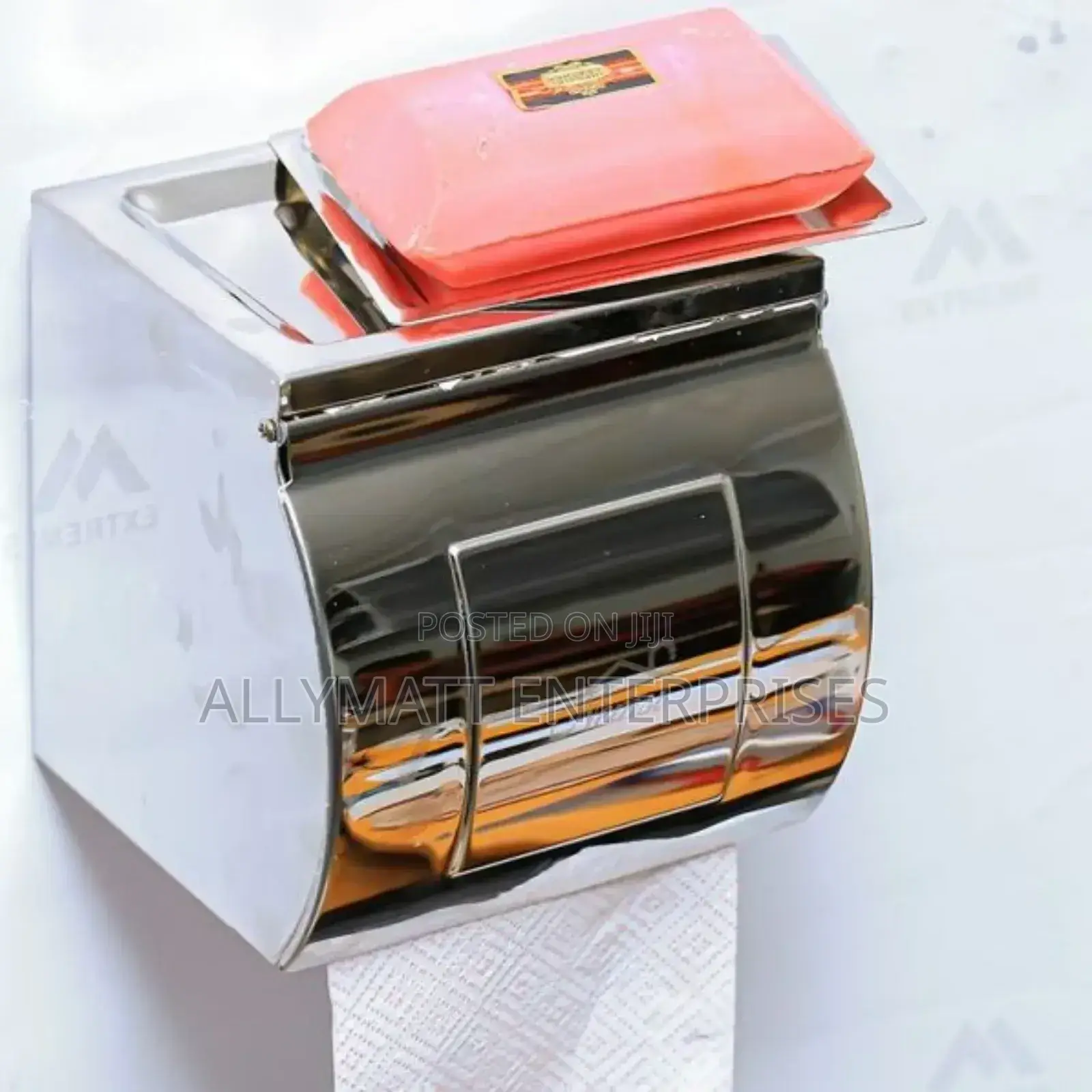 Silver Tissue Holder