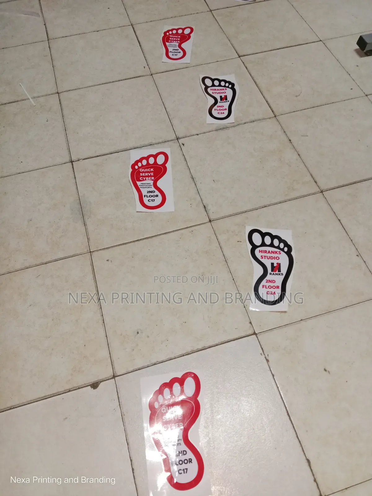 Floor Advertising Steps