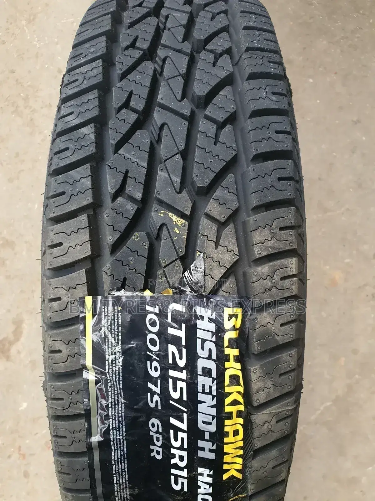 215 /75 R15 Blackhawk Tyres.