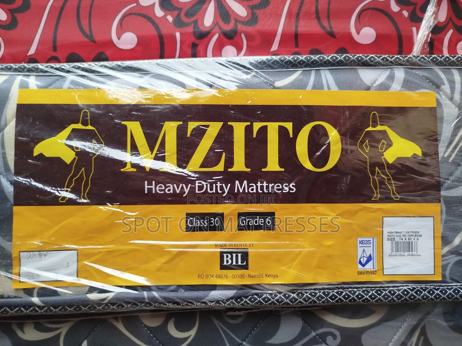 Bobmil Mzito 5×6 8inch HD Quilted Mattresses.