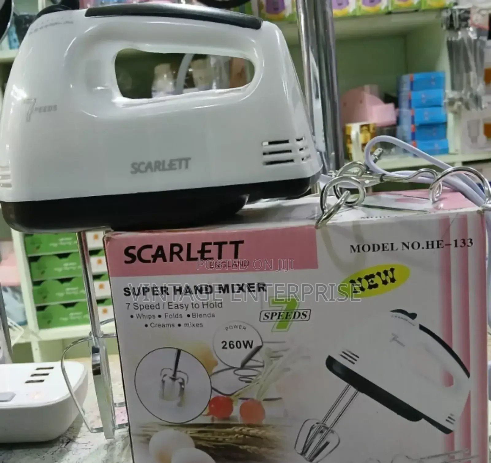 Hand Mixer , Scarlet Hand Mixer 7 Speed