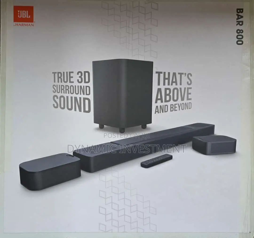 JBL Cinema SB270 2.1 Channel Soundbar Wireless Subwoofer