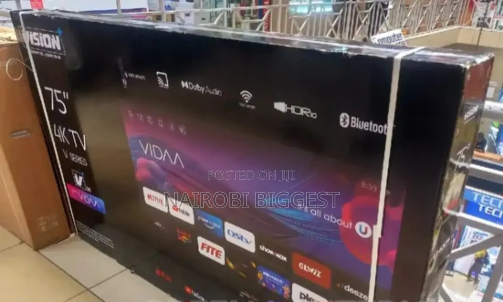 Vision 75" Vidaa Frameless Television