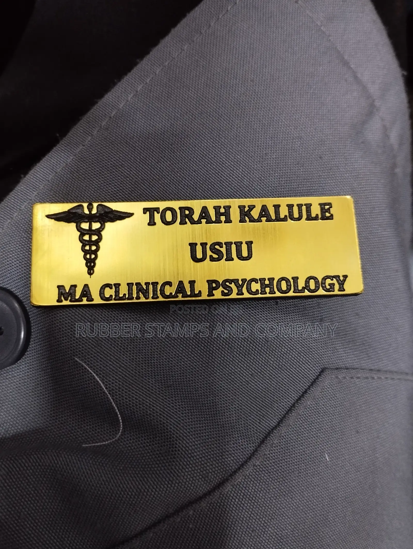Customized Pinned Nametags /Badges