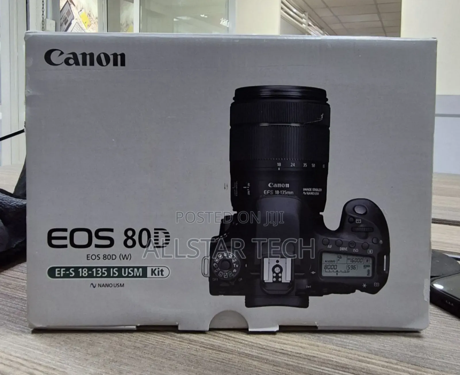 Canon 80D With 18-135