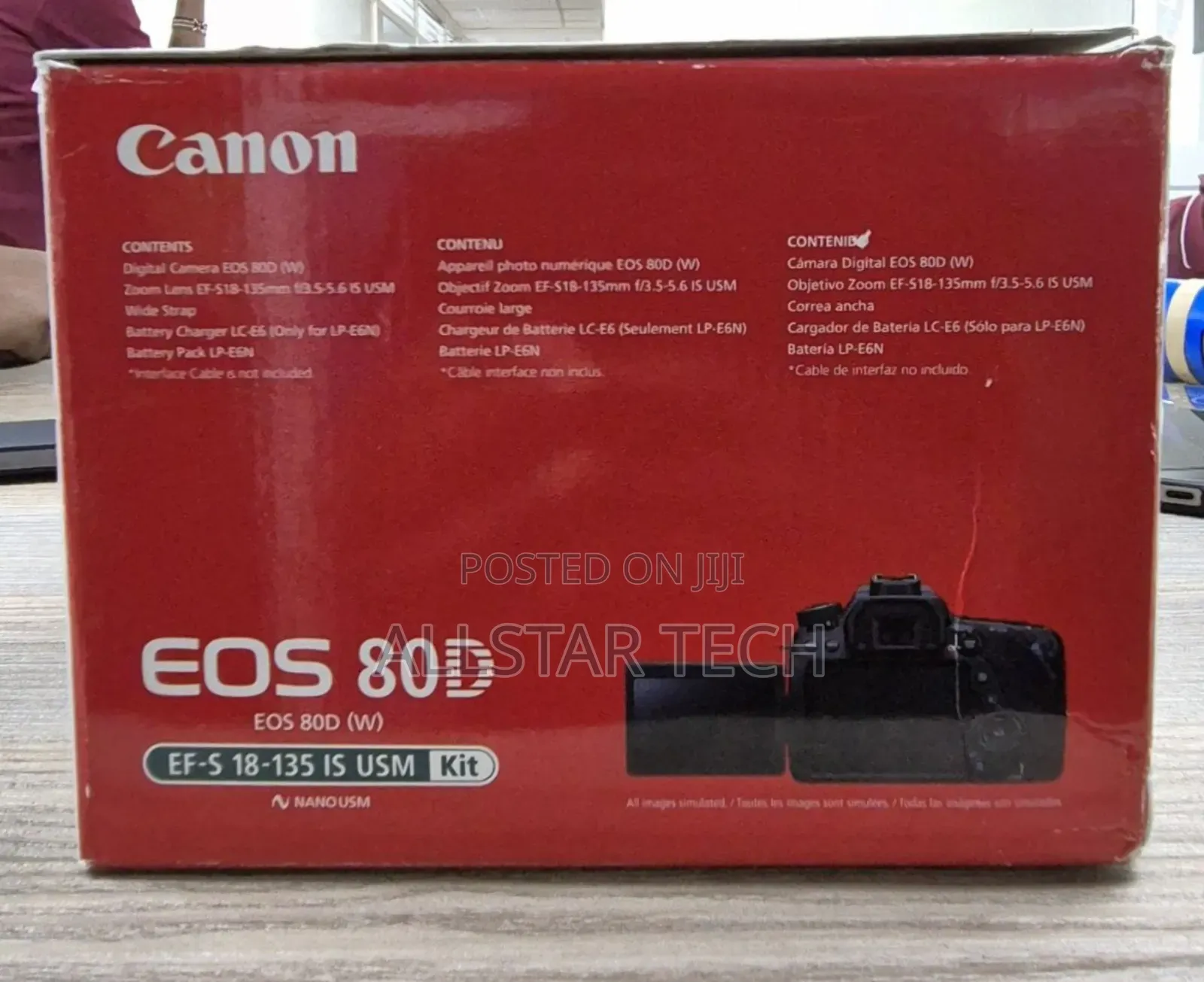 Canon 80D With 18-135