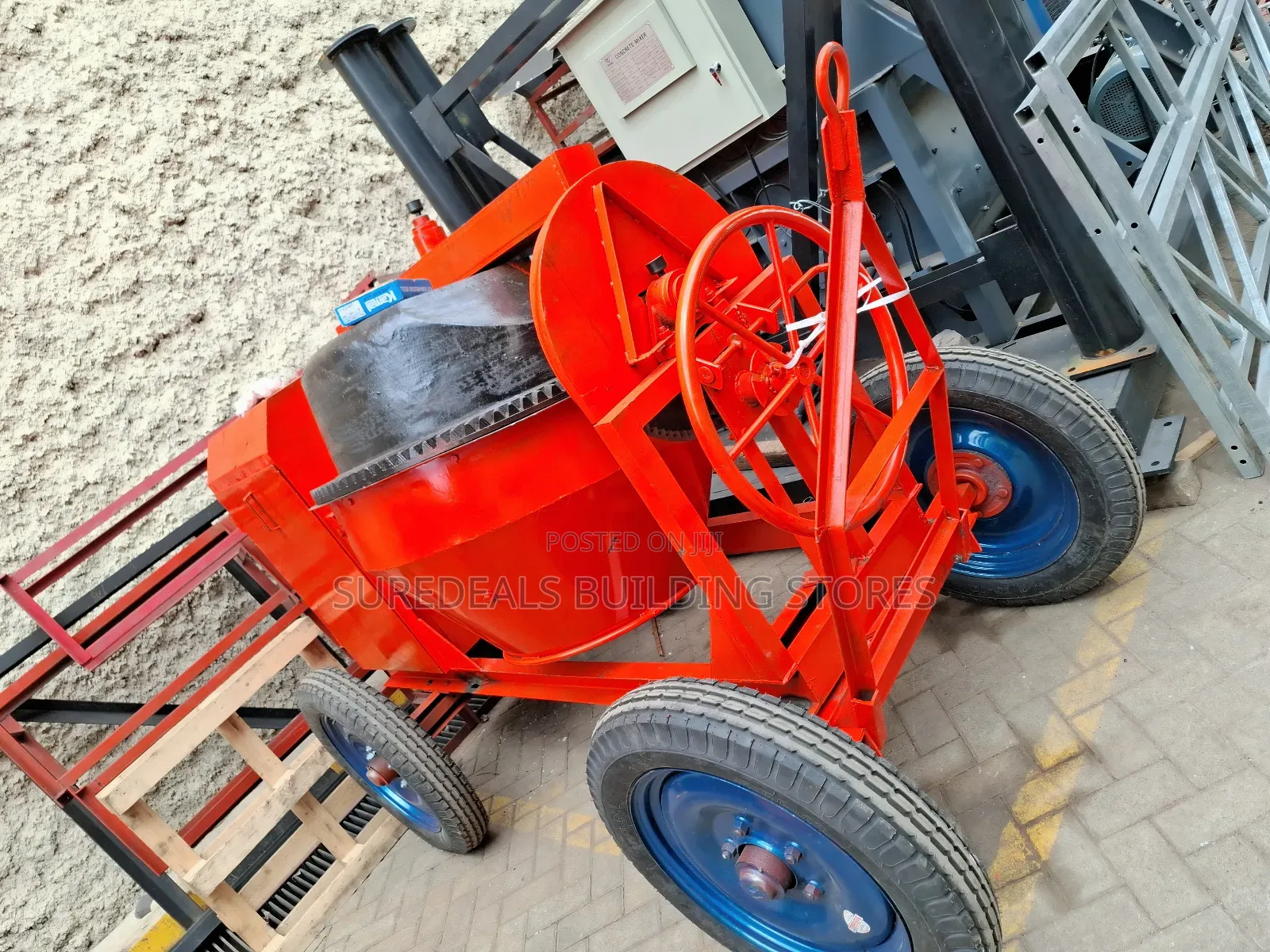 500lts Diesel Engine Concrete Mixer With 6.5hp
