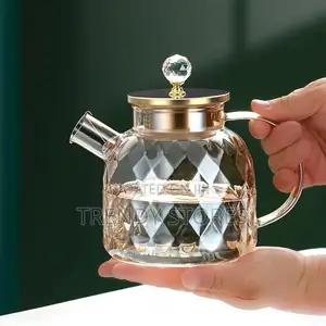 Diamond Texture Glass Kettle