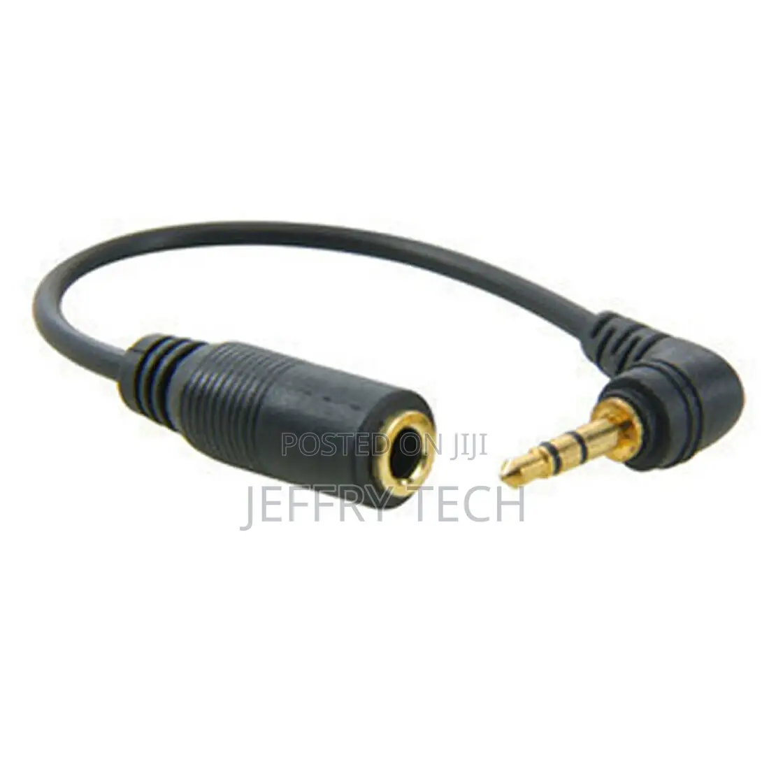 Audio Adapter 2.5mm Male to 3.5mm Female Angled Stereo Adapt