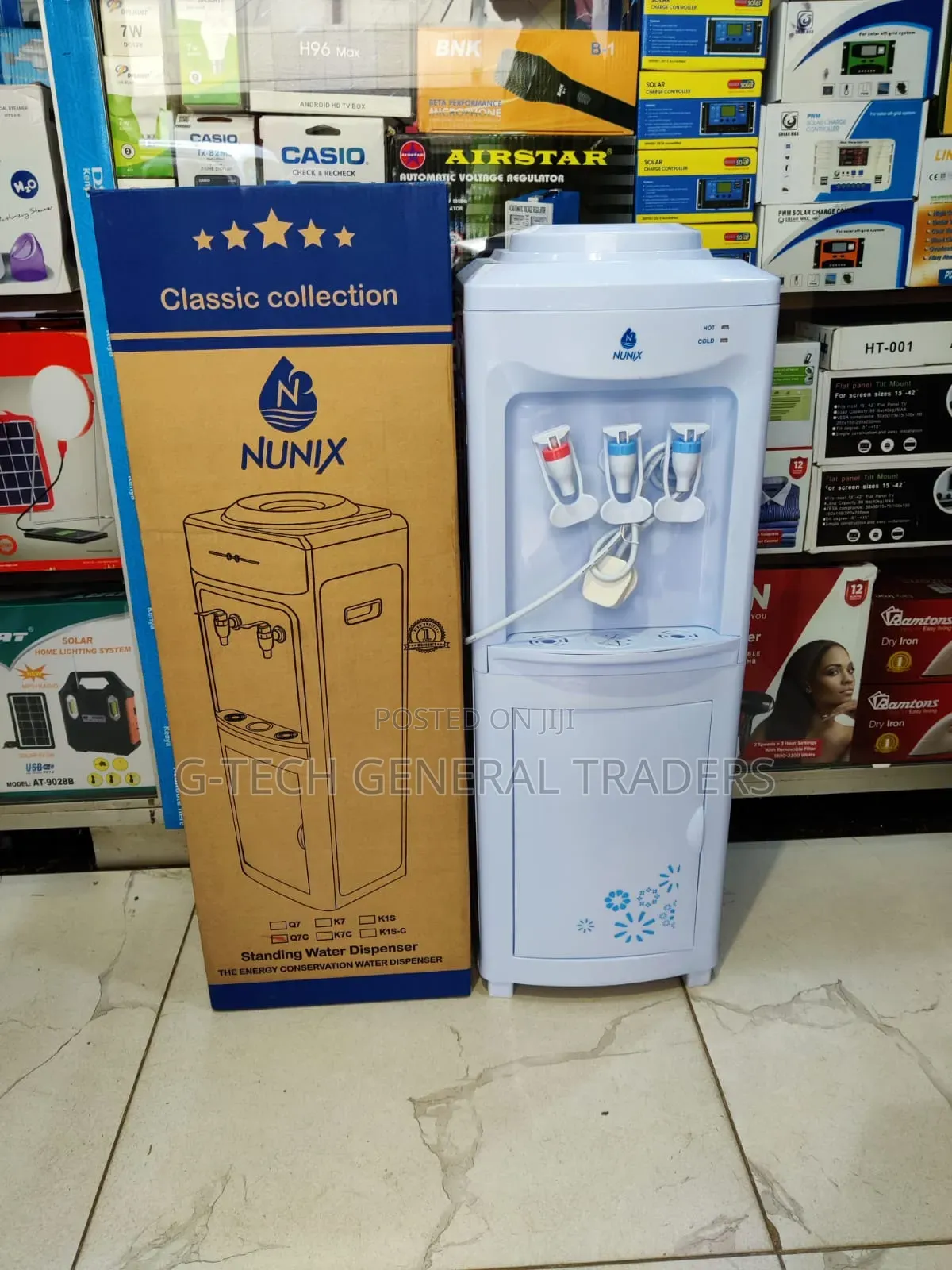 Nunix White Q7c Hot,Normal And Cold Water Dispenser