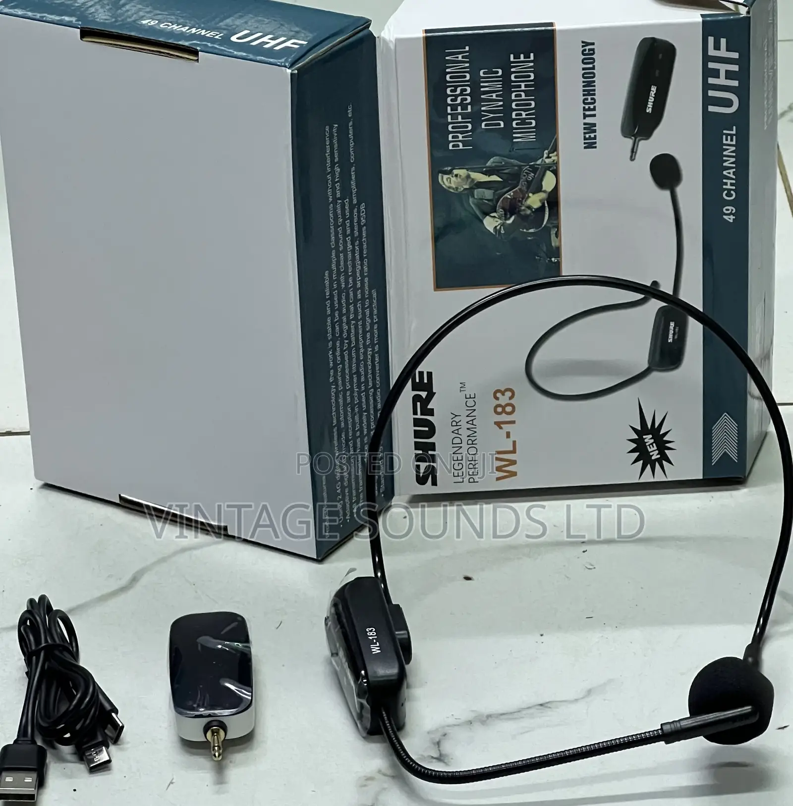 Shure Wl-183 Headset Wireless Microphone