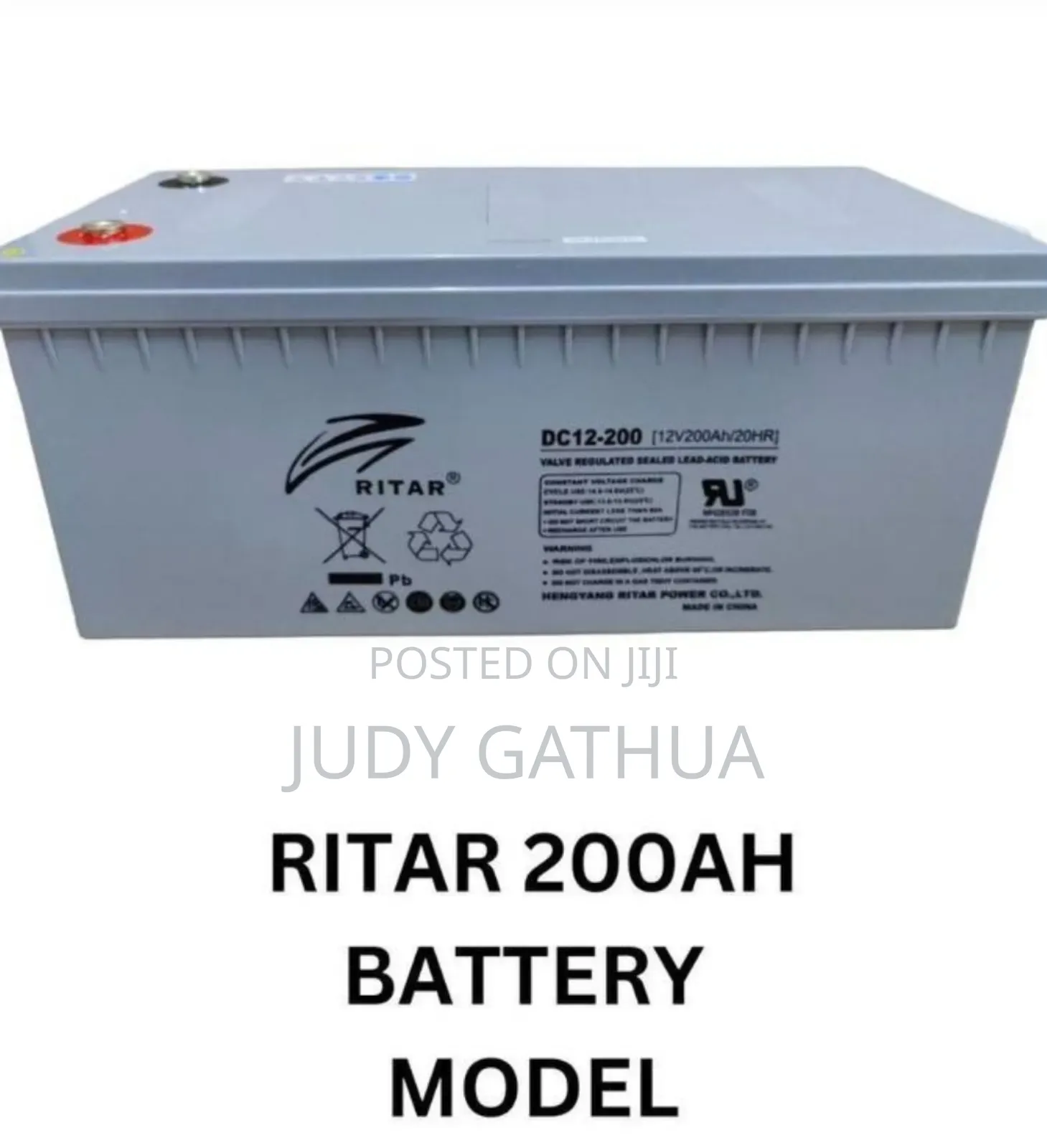 Ritar Battery 200ah
