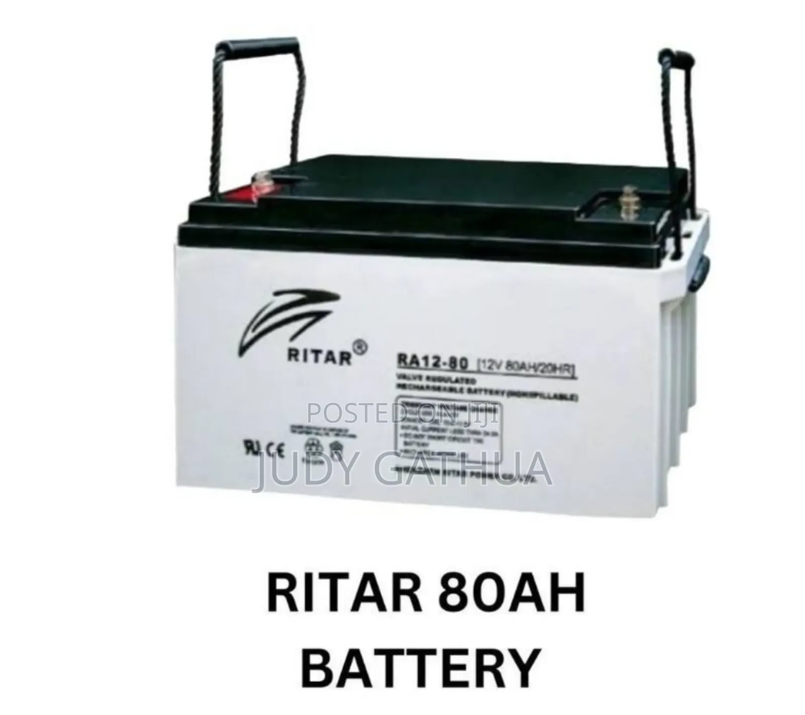 Ritar Battery 80ah Dry Cell
