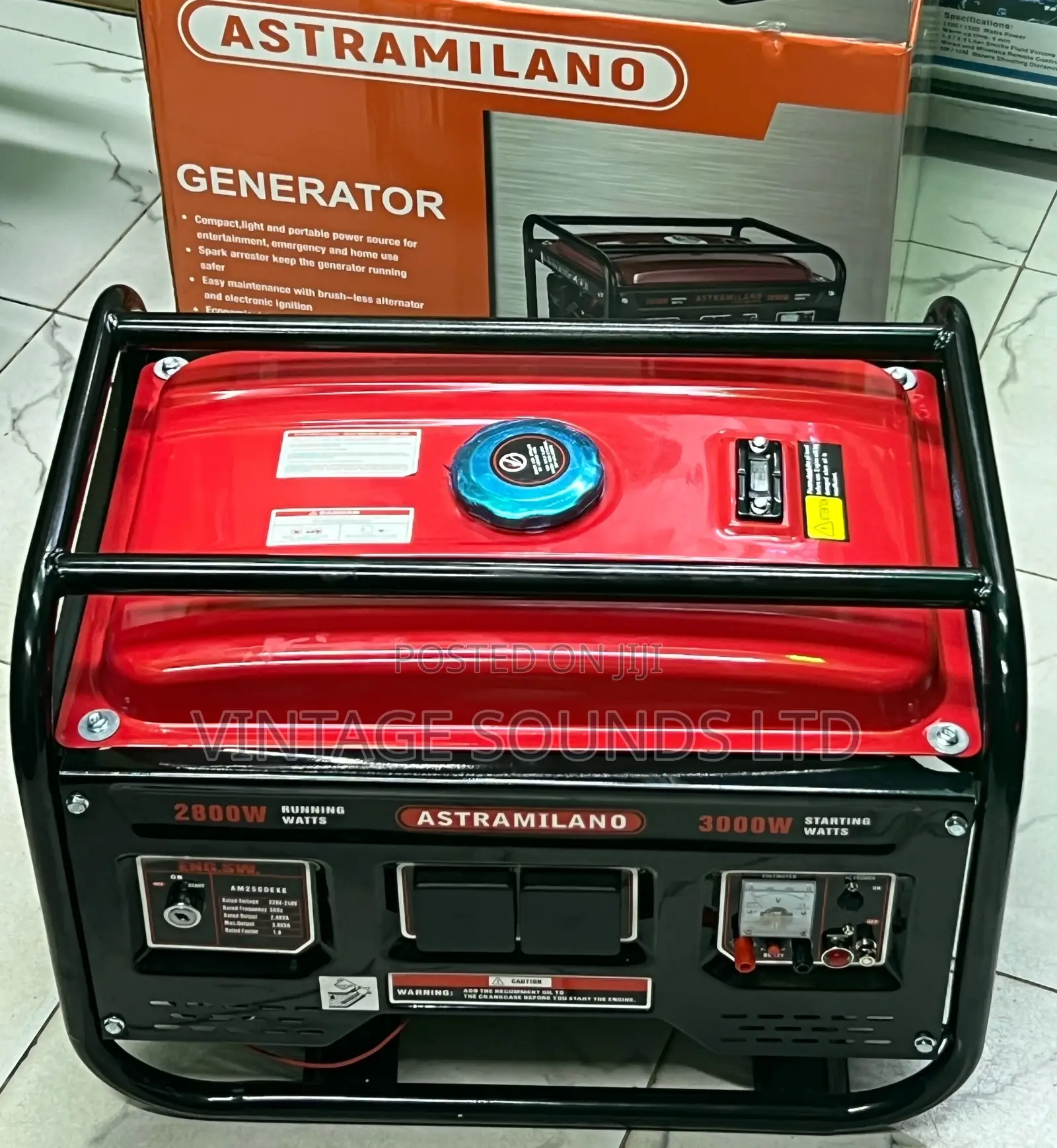 Astramilano Power Generator 3000 W Portable With KEY Start