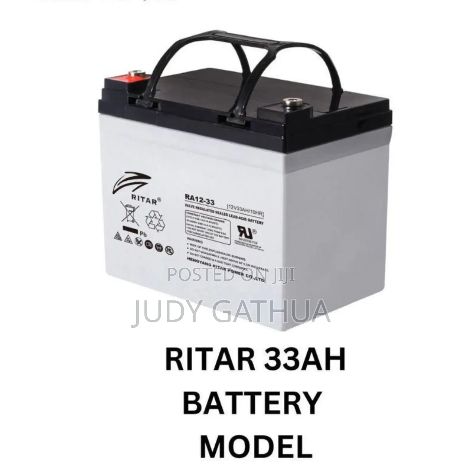 33ah Battery Ritar