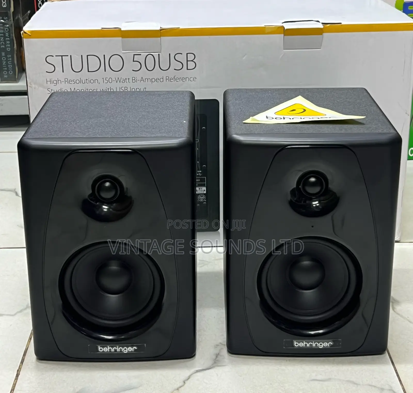 Studio 50usb's Ultra-Linear, 100W Digital Monitor Speakers