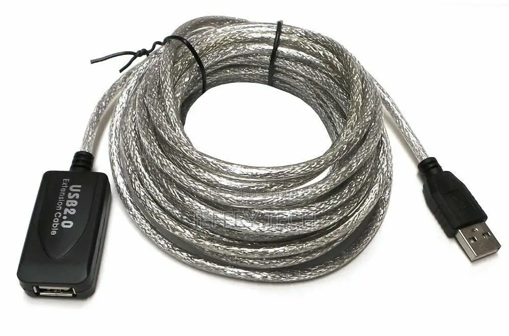 30 Ft USB 2.0 Extension Repeater Cable Signal Booster a Male