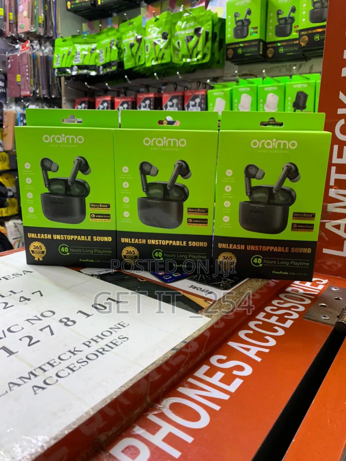 Oraimo Freepods Lite(Earpods)
40hrs Long Play Time
Noise Re