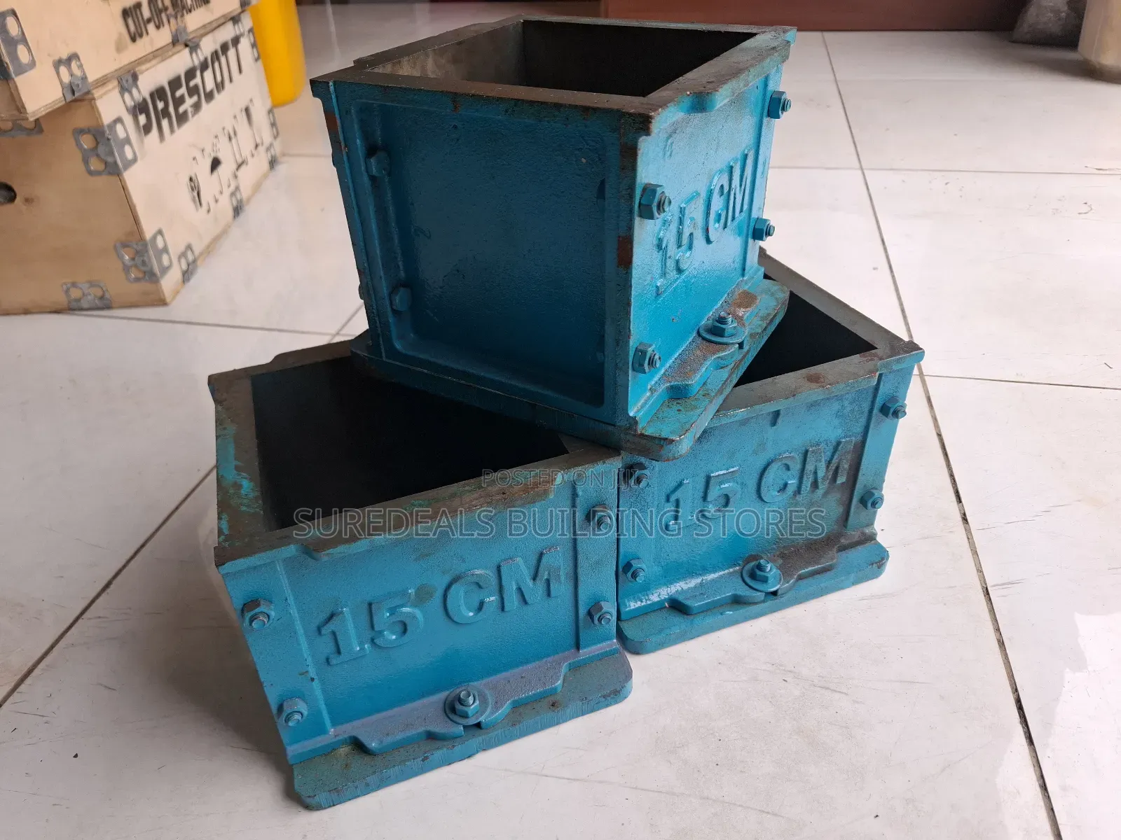 Cast Iron Concrete Testing Moulds-150×150×150mm