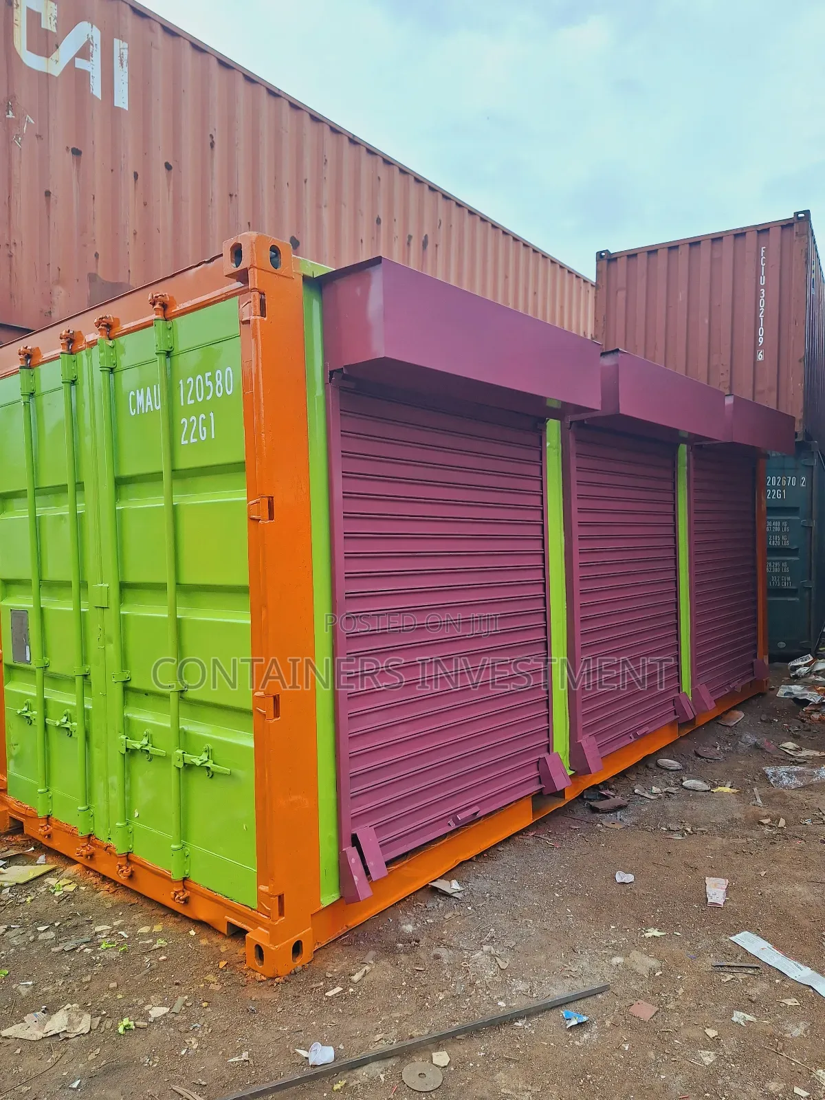 20ft Container Stalls- Sustainable Business Solution