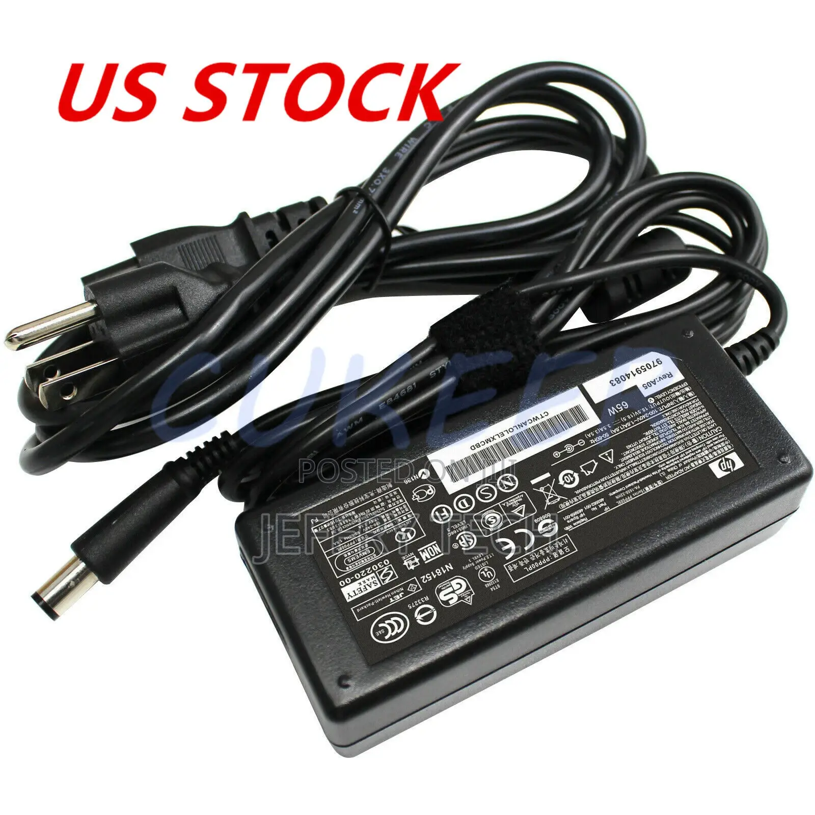New 65W 18.5V 3.5A AC Adapter for H P N17908 463958-001