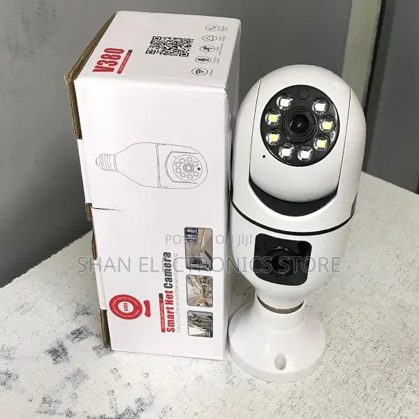 Best~ Wireless Security 360 Degree Dual Lens CCTV Bulb Camer