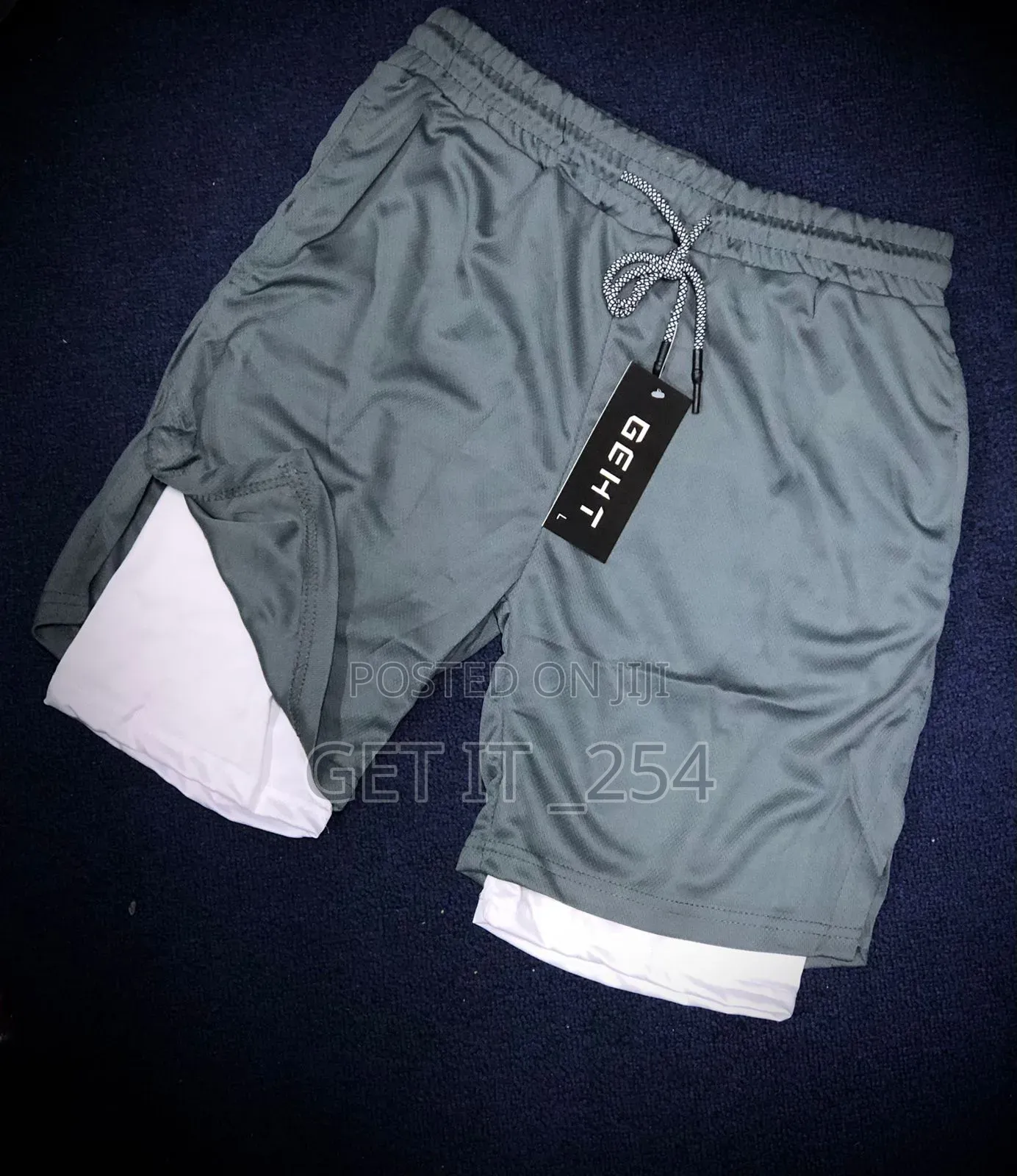 2 In 1 Breathable Gym Shorts